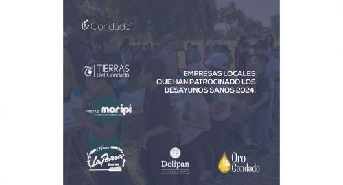 EMPRESAS LOCALES PATROCINAN LOS DESAYUNOS SANOS DEL AÑO 2024