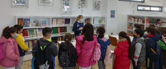 VISITAS GUIADAS A LA BIBLIOTECA y ARCHIVO MUNICIPAL DE LOS TRES  CENTROS DE EDUCACIÓN PRIMARIA