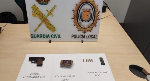 LA POLICÍA LOCAL REALIZA UNA DETENCIÓN POR DELITO CONTRA LA SALUD PÚBLICA