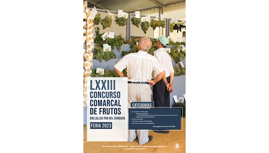 LXXIII CONCURSO COMARCAL DE FRUTOS FERIA 2023