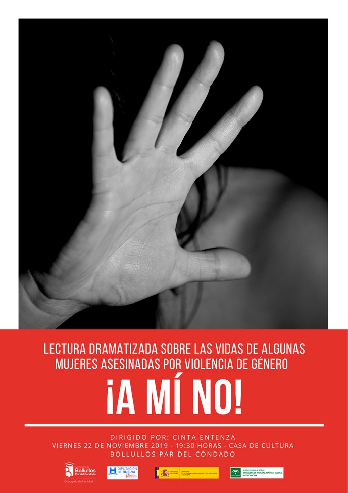 “A MI NO”, LECTURA DRAMATIZADA EN LA CASA DE CULTURA CON MOTIVO DE LA VIOLENCIA DE GÉNERO