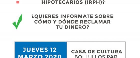 CHARLA INFORMATIVA SOBRE IRPH