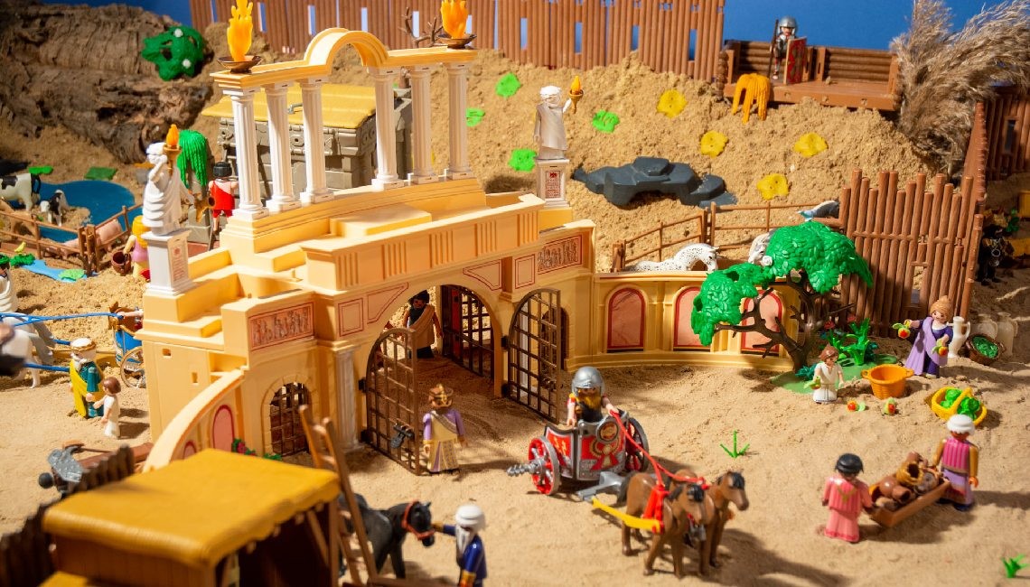 INAUGURACIÓN DEL BEBÉN PLAYMOBIL DE LA HDAD. DEL SANTO ENTIERRO