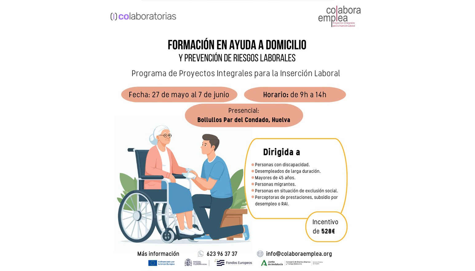 FORMACIÓN EN AYUDA A DOMICILIO Y PREVENCION DE RIESGOS LABORALES