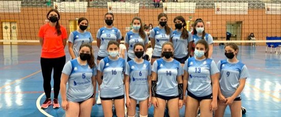 EL EQUIPO FEMENINO DE VOLEIBOL QUEDA SUBCAMPEÓN INFANTIL DE LA LIGA PROVINCIAL