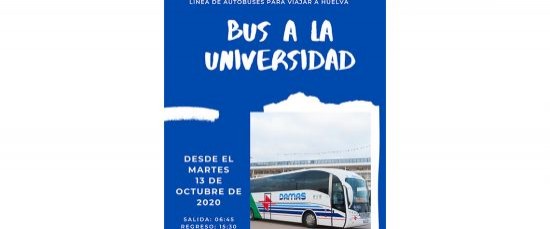 LOS ESTUDIANTES UNIVERSITARIOS YA TIENEN UNA LÍNEA DE AUTOBUSES PARA VIAJAR A HUELVA