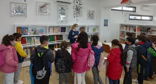 VISITAS GUIADAS A LA BIBLIOTECA y ARCHIVO MUNICIPAL DE LOS TRES  CENTROS DE EDUCACIÓN PRIMARIA