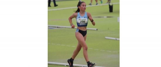 LA BOLLULLERA JIMENA ROCA JIMÉNEZ RÉCORD DE ANDALUCÍA DE MARCHA SUB-14