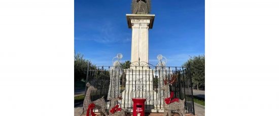 EL BUZÓN REAL ESTARÁ EN EL MONUMENTO DE NUESTRA PATRONA HASTA LA VÍSPERA DE REYES.