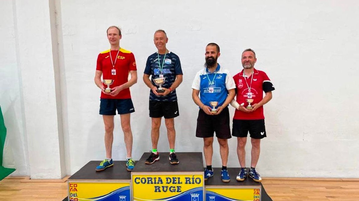 JUAN CARLOS DÍAZ CRUZ CAMPEÓN DEL TOP SÚPER DIVISIÓN ANDALUZA DE TENIS DE MESA