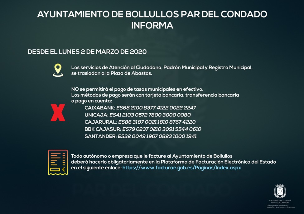 TRASLADO DE SERVICIOS Y OFICINAS AL CENTRO COMERCIAL LAS MERCEDES