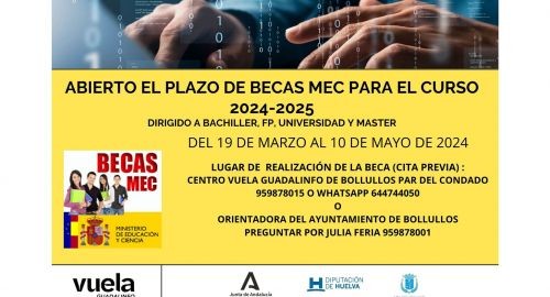 BECAS MEC PARA EL CURSO 2024-25