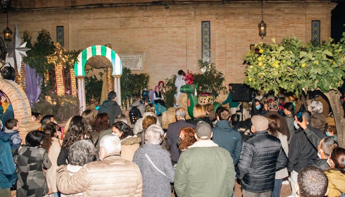 BELÉN VIVIENTE DE LA HDAD. DEL SANTO ENTIERRO