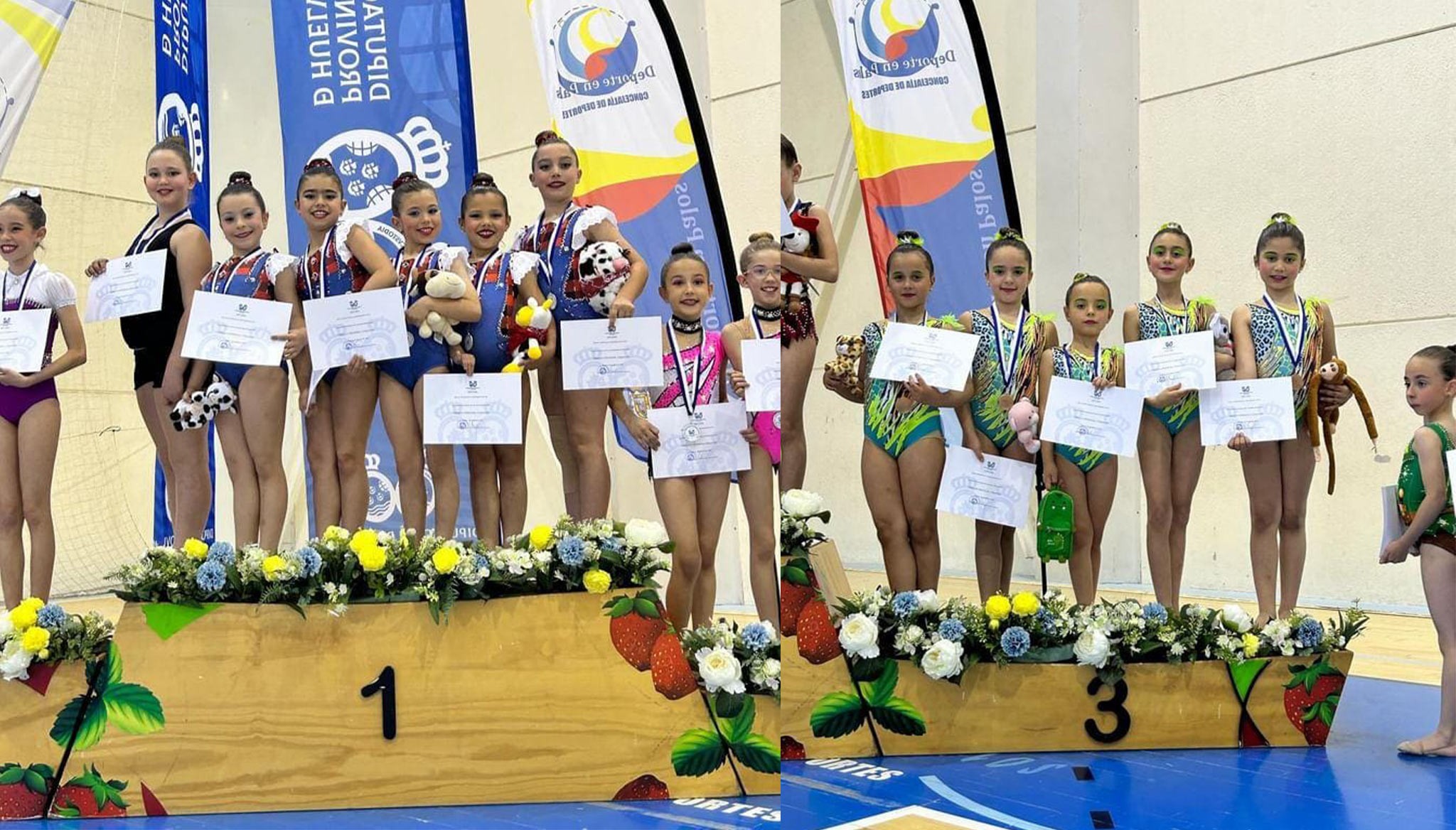 GIMNASTAS DE BOLLULLOS CAMPEONAS EN PALOS DE LA FRONTERA