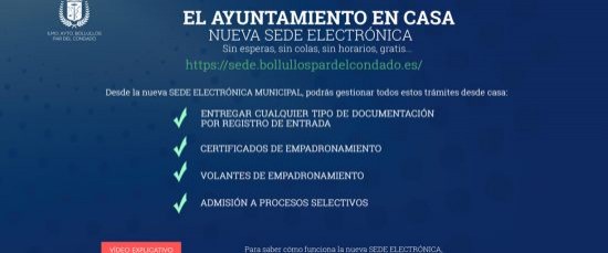 EL AYUNTAMIENTO EN CASA – NUEVA SEDE ELECTRÓNICA