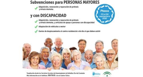 SUBVENCIÓN DE LA JUNTA DE AYUDAS PARA MAYORES Y DISCAPACITADOS