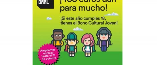 BONO CULTURAL JOVEN YA DISPONIBLE PARA LOS BOLLULLEROS DE 18 AÑOS