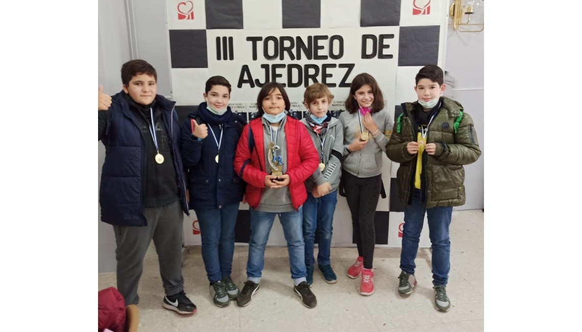 EL CEIP LAS VIÑAS CAMPEÓN EN EL III INTERESCOLAR DE AJEDREZ DE HUELVA