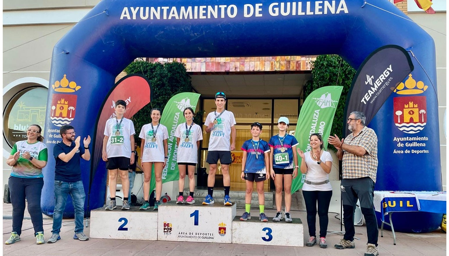 DOS BOLLULLEROS CAMPEONES DE ANDALUCÍA DE MARCHA NÓRDICA