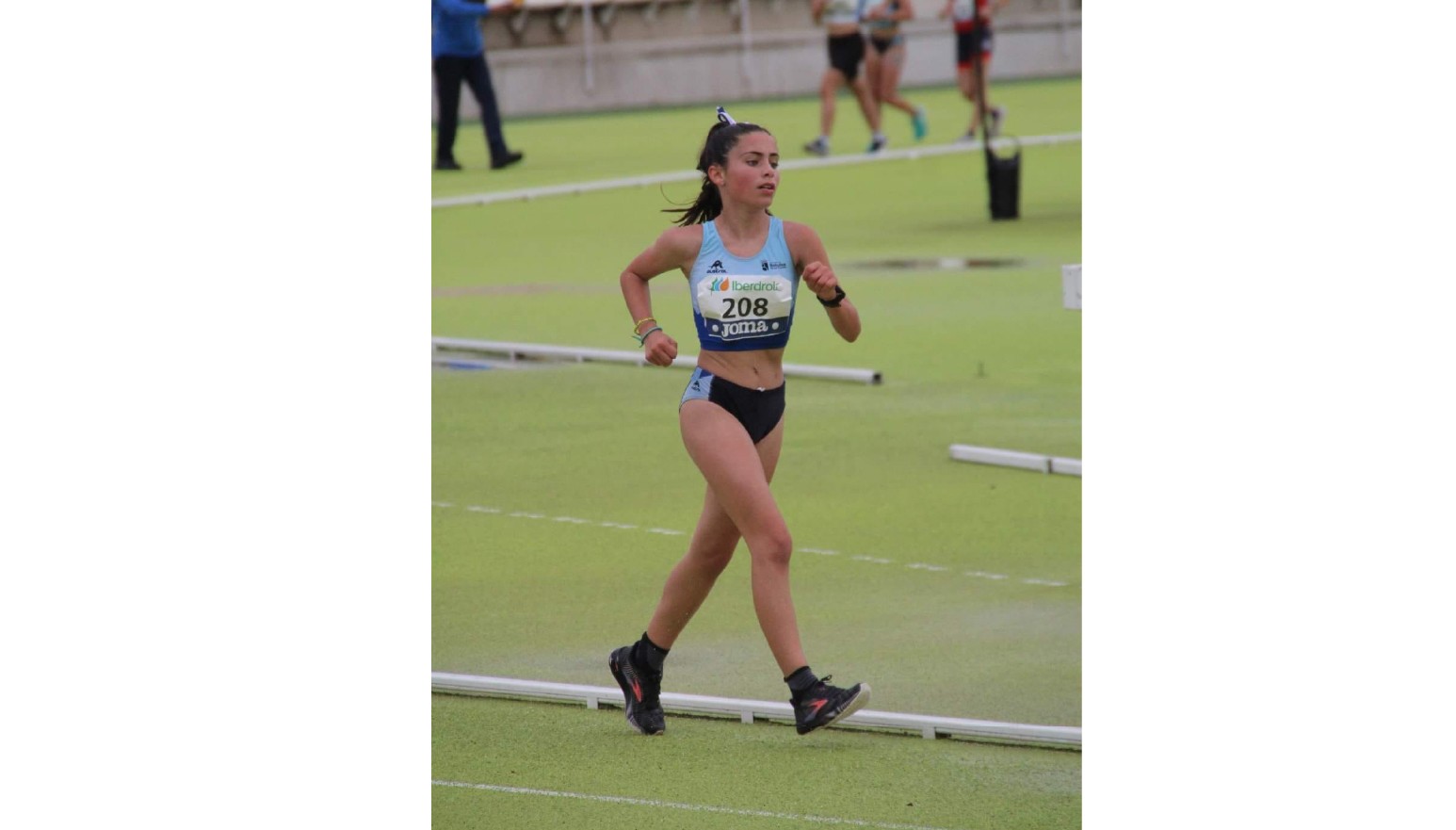 LA BOLLULLERA JIMENA ROCA JIMÉNEZ RÉCORD DE ANDALUCÍA DE MARCHA SUB-14