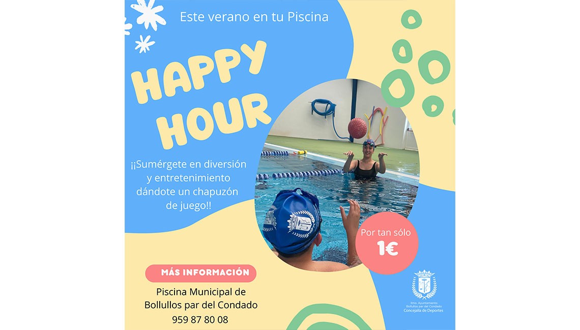 HAPPY HOUR EN LA PISCINA MUNICIPAL