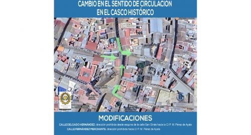 CAMBIO EN EL SENTIDO DE CIRCULACIÓN EN CASCO HISTÓRICO