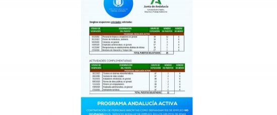 INICIATIVA PARA EL FOMENTO DEL EMPLEO EN EL ÁMBITO LOCAL (PROGRAMA ANDALUCÍA ACTIVA)