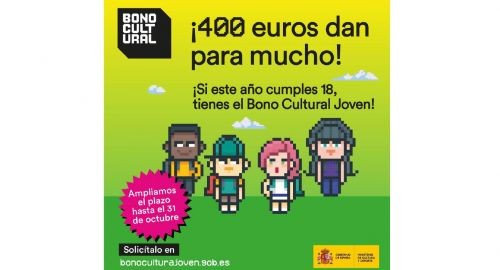 BONO CULTURAL JOVEN YA DISPONIBLE PARA LOS BOLLULLEROS DE 18 AÑOS