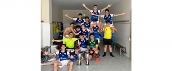 CD BOLLULLOS FUTSAL CAMPEÓN DE COPA Y SUPERCOPA CADETE FUTSAL