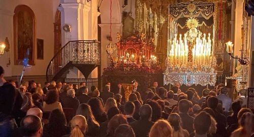 LA REAL HERMANDAD DEL SANTO ENTIERRO REALIZÓ UN ACTO DE PIEDAD EL VIERNES SANTO