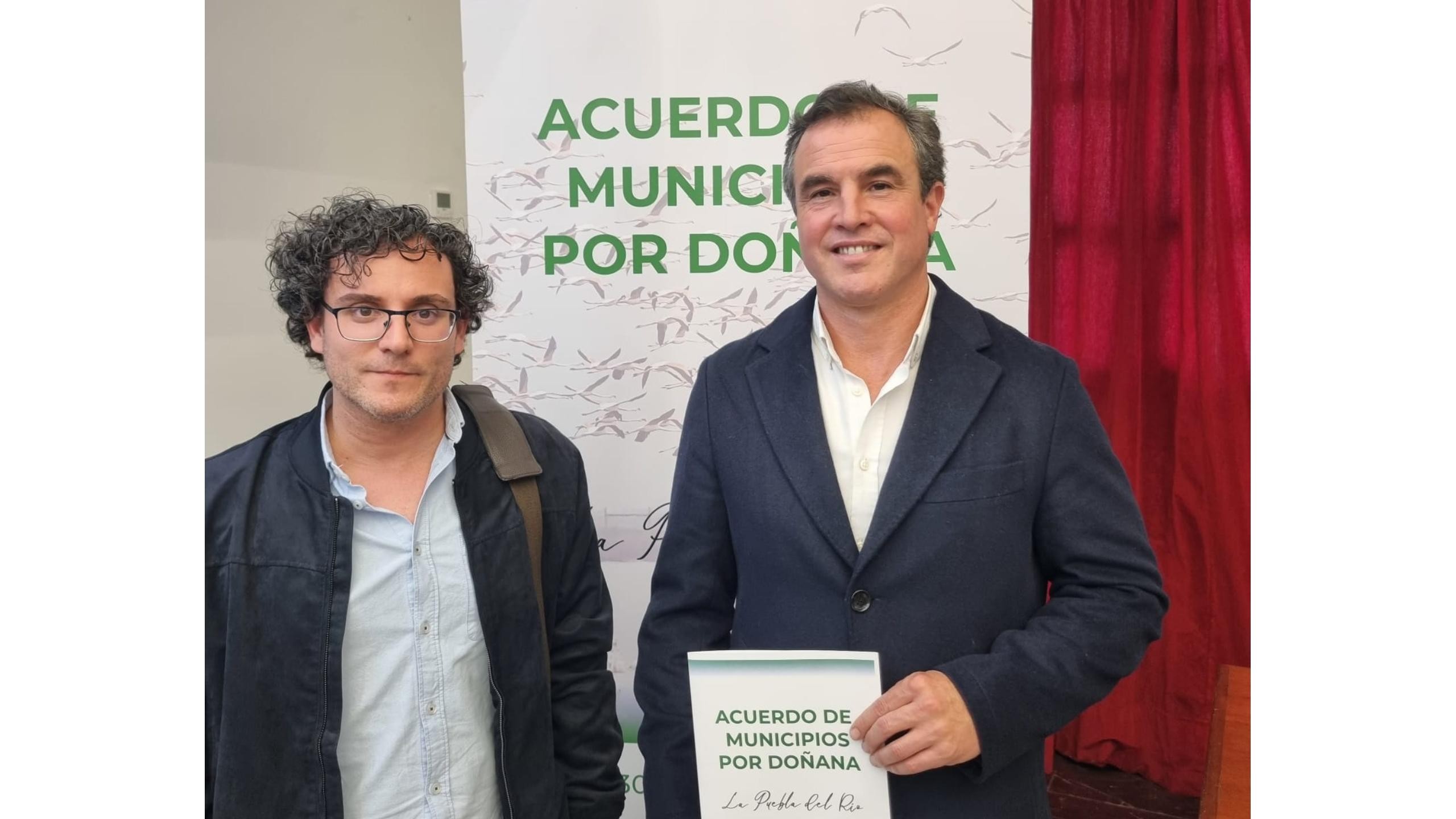 BOLLULLOS FIRMA EL ACUERDO DE REPARTO DE FONDOS CON LOS MUNICIPIOS DEL ENTORNO DE DOÑANA