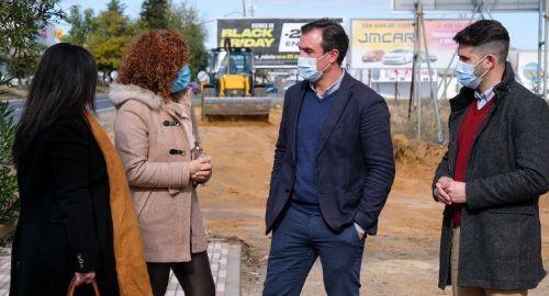 EL AYUNTAMIENTO INICIA LAS OBRAS DE ADECUACIÓN DE LA TRAVESÍA POR LA A-49