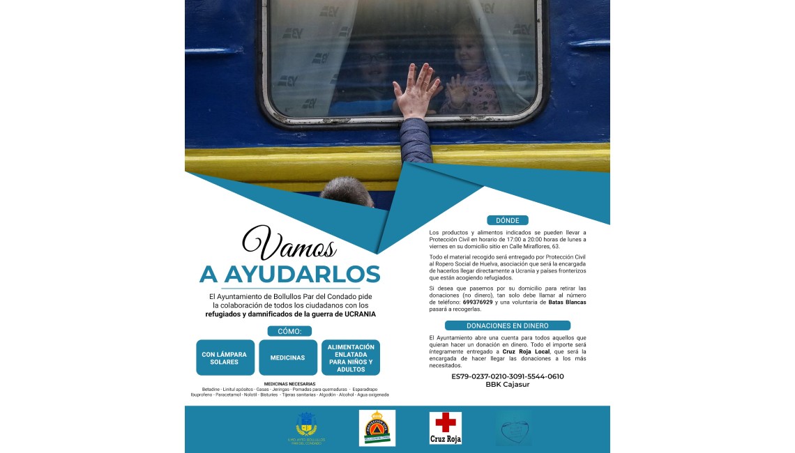 VAMOS A AYUDARLOS – CAMPAÑA DE AYUDA A LOS DAMNIFICADOS POR LA GUERRA DE UCRANIA