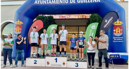 DOS BOLLULLEROS CAMPEONES DE ANDALUCÍA DE MARCHA NÓRDICA