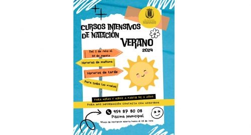 CURSOS INTENSIVOS DE NATACIÓN PARA NIÑOS. VERANO 2024