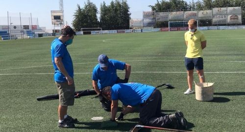 TRABAJOS DE MANTENIMIENTO EN EL ESTADIO MUNICIPAL ELOY ÁVILA CANO